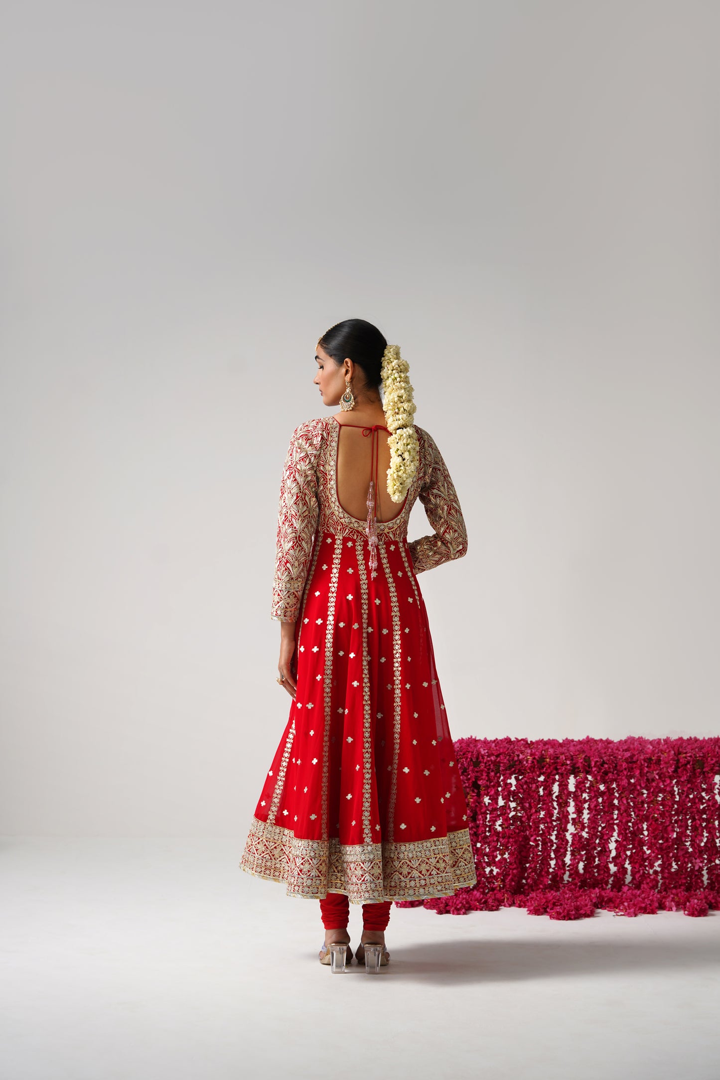 Dilruba - Kalidaar Set - Red