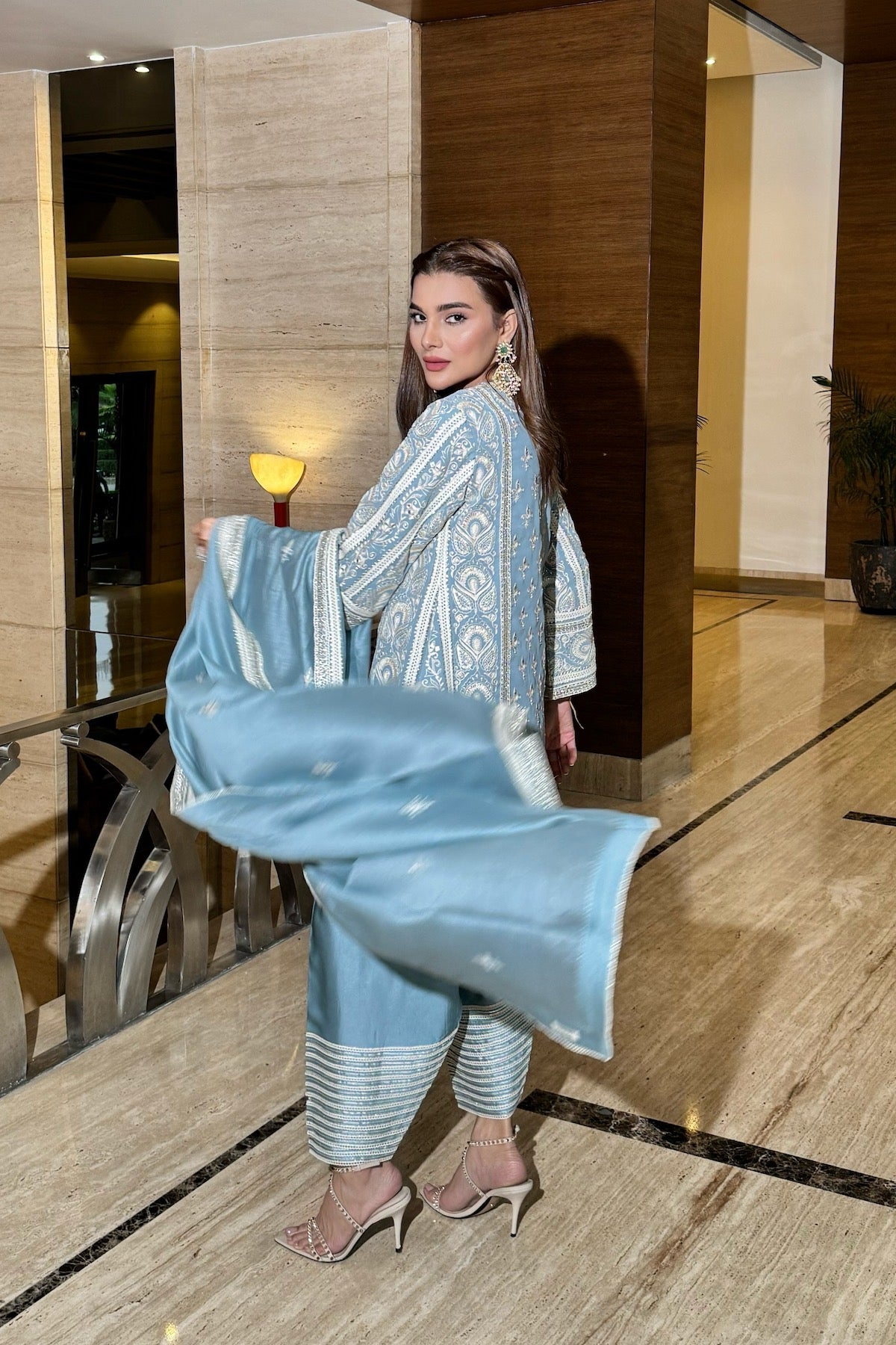 Amyra - Short Kurta Set - Blue