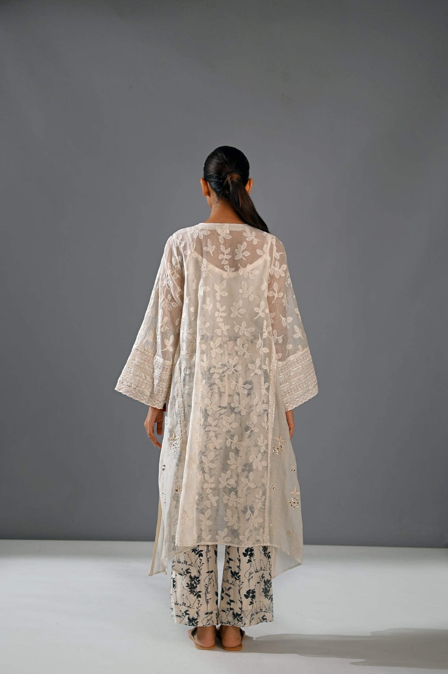 Chandni - Front Open Kurta Set