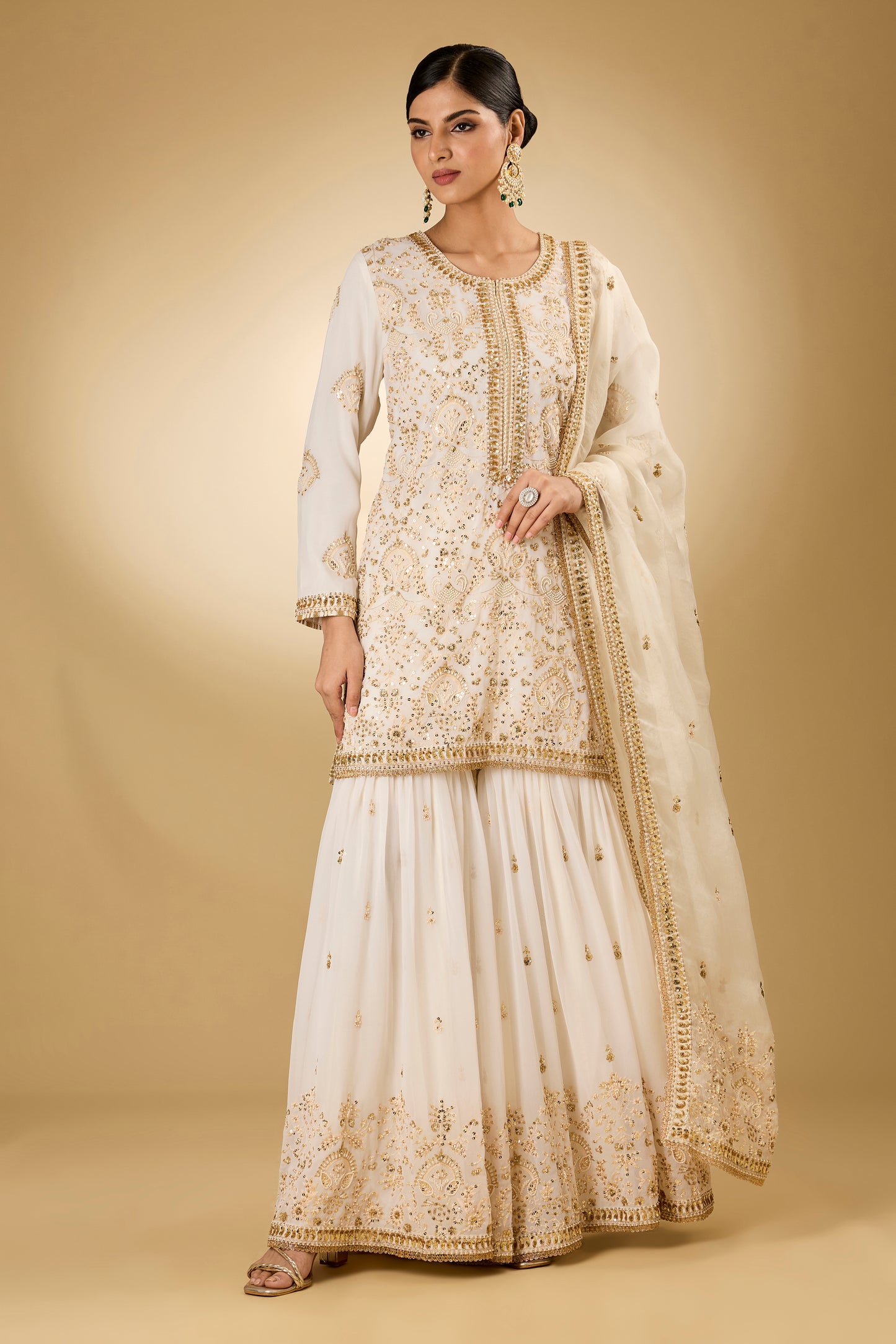 Shay - Short Kurta Garara Set