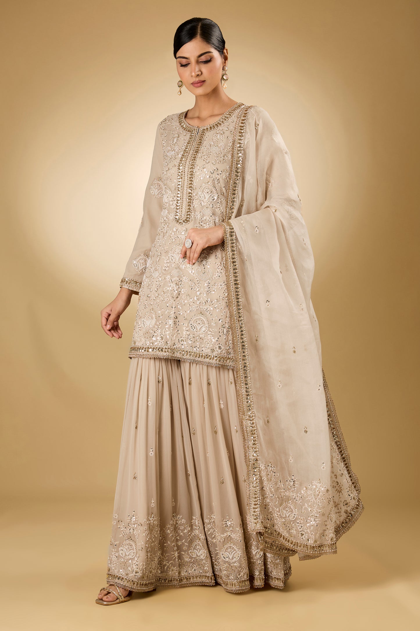 Shay - Short Kurta Garara Set