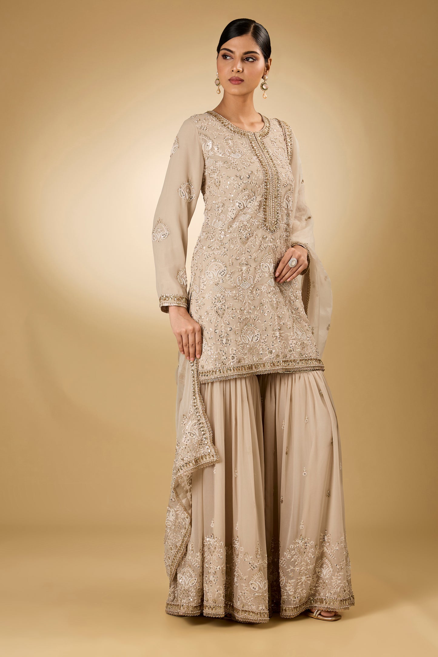 Shay - Short Kurta Garara Set
