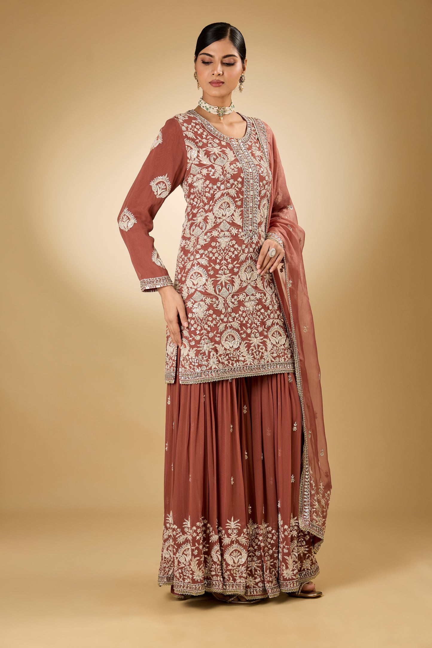 Shay - Short Kurta Garara Set