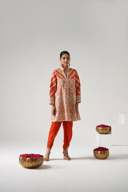 Dilruba - Baby Doll Set - Orange