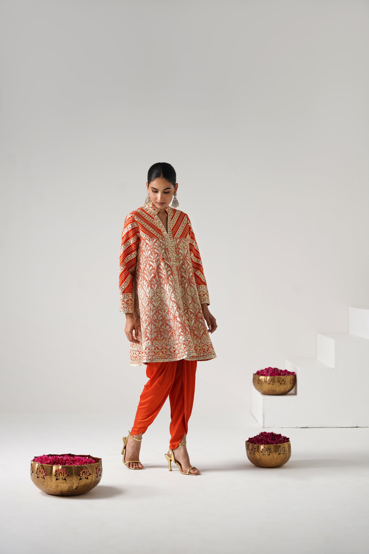 Dilruba - Baby Doll Set - Orange