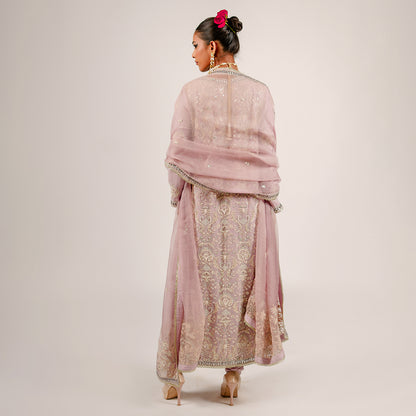 Shay - Long Kurta Set - Lavender