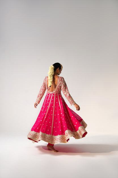 Dilruba - Kalidaar Set - Pink