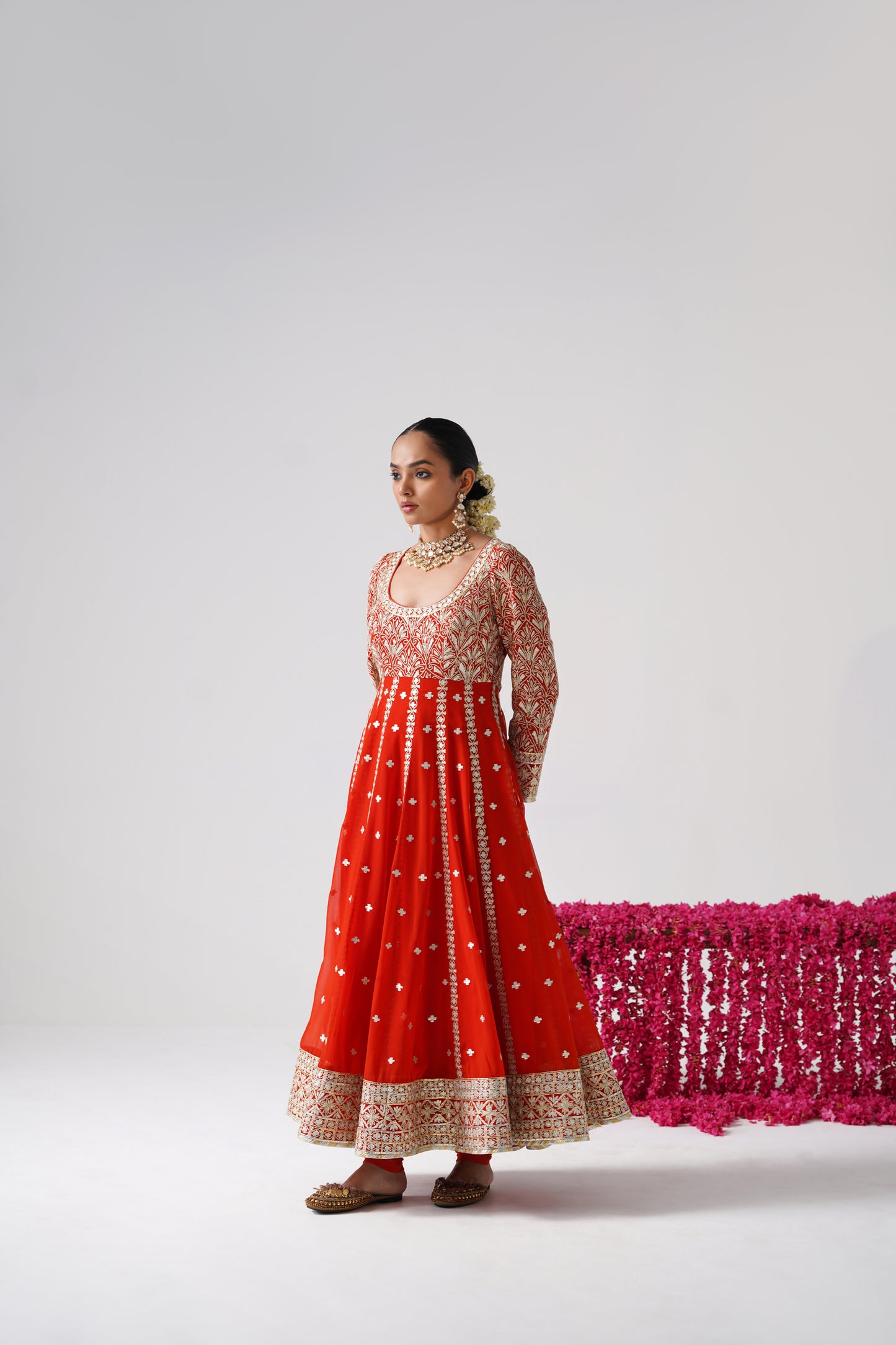 Dilruba - Kalidaar Set - Orange