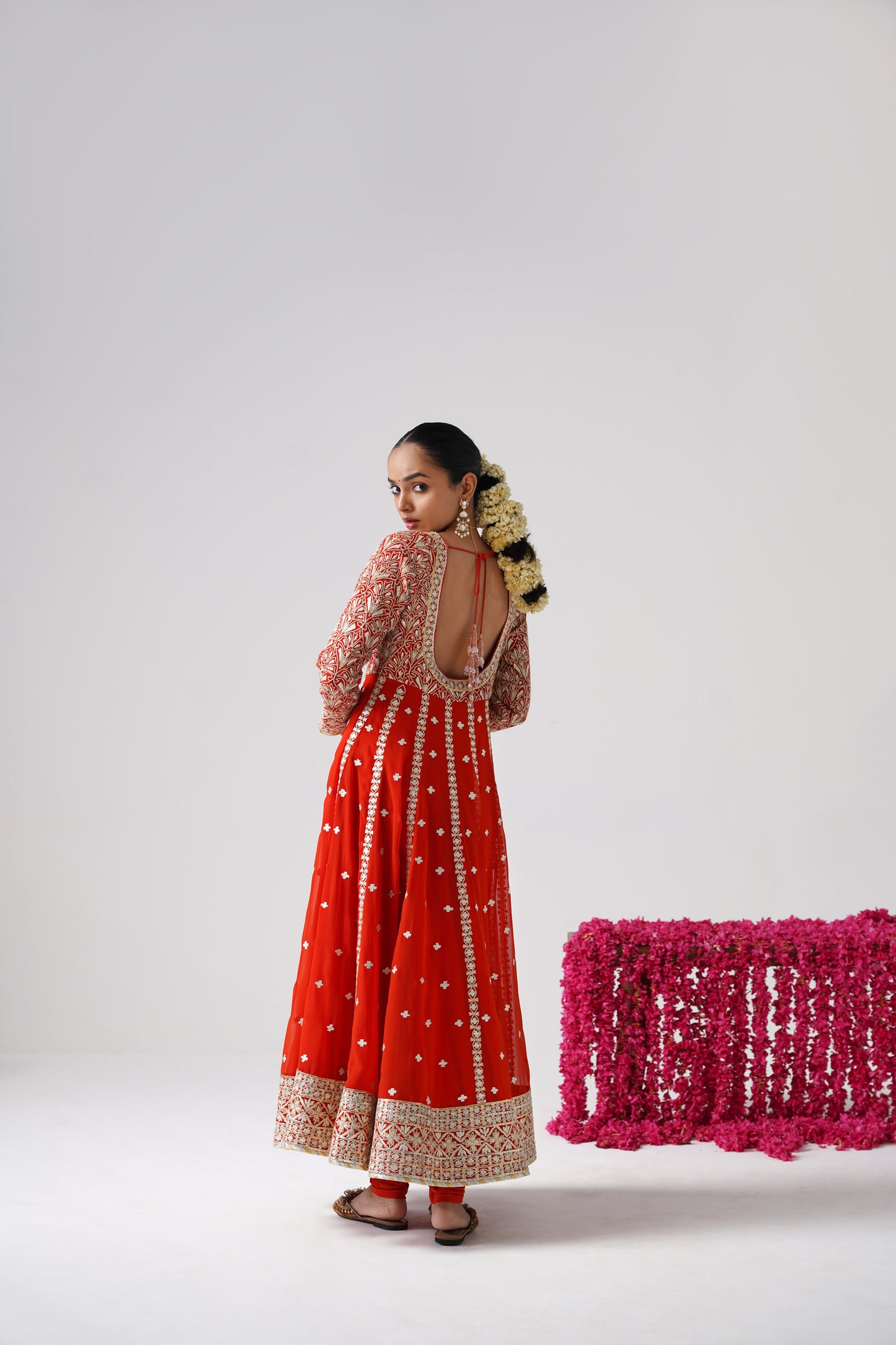 Dilruba - Kalidaar Set - Orange