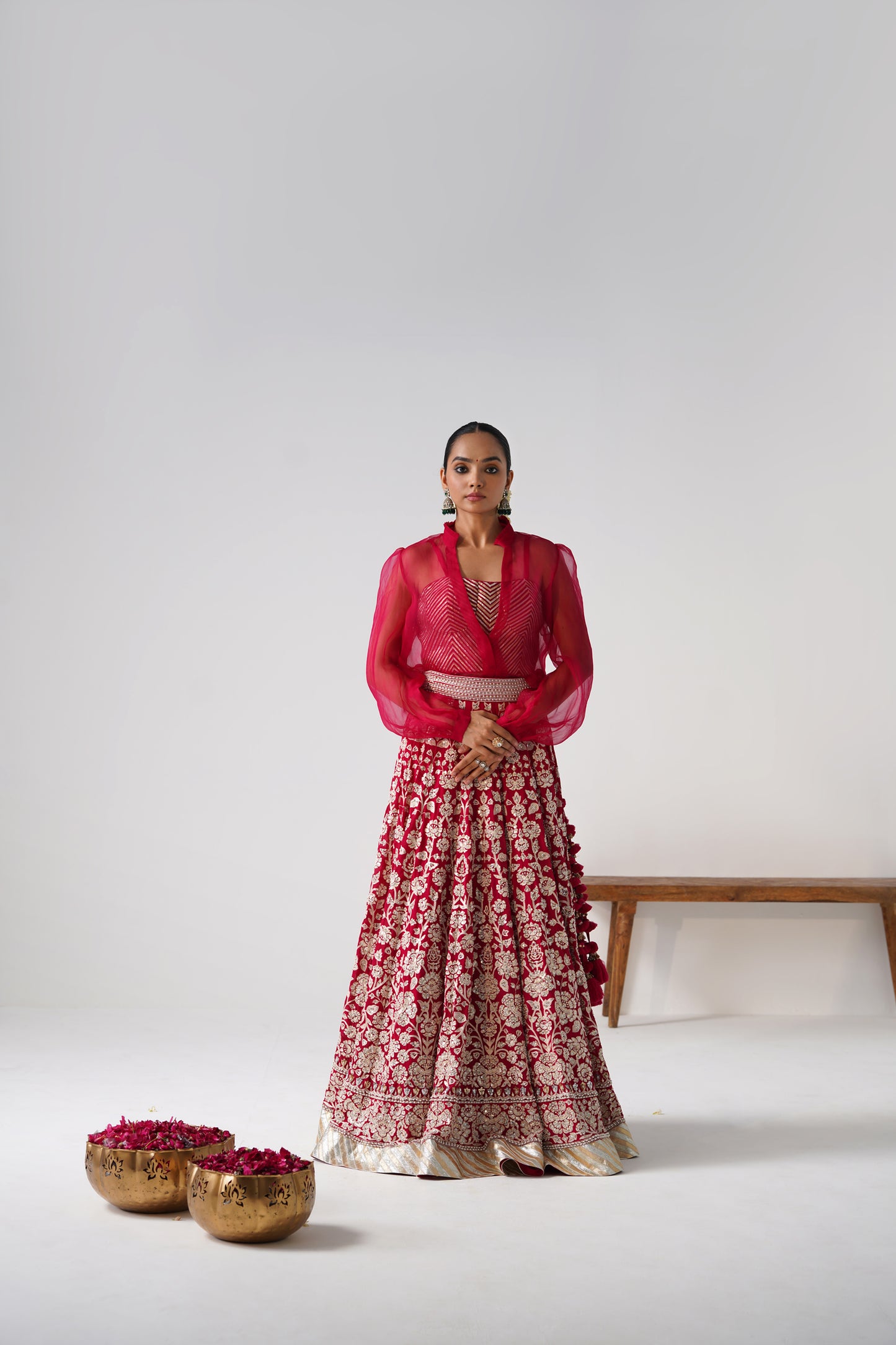 Nazrana - Flower Jal Lehnga