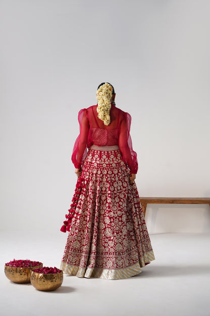 Nazrana - Flower Jal Lehnga