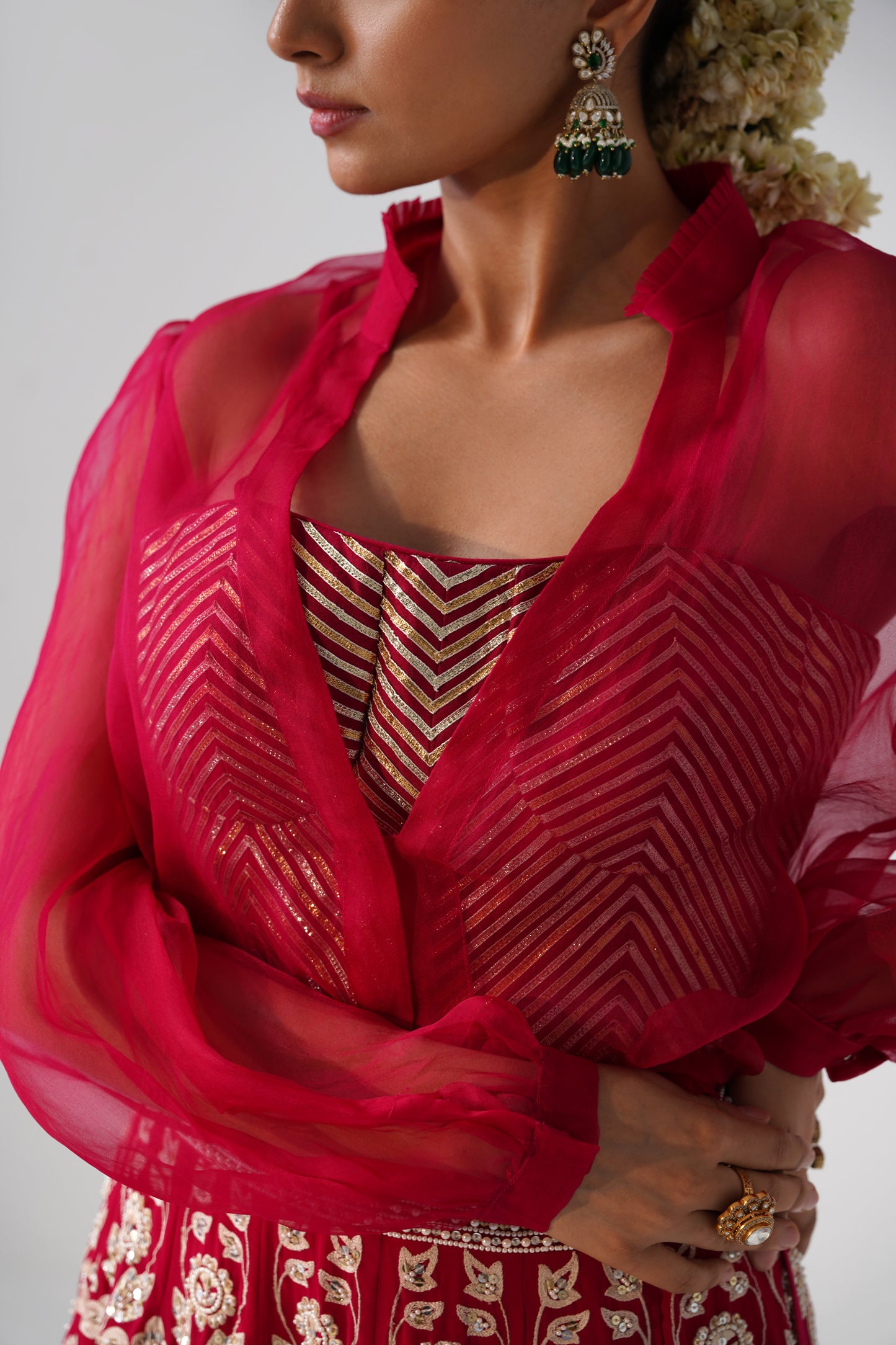 Nazrana - Flower Jal Lehnga