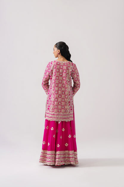 Roshini - Short Kurta Sharara Set