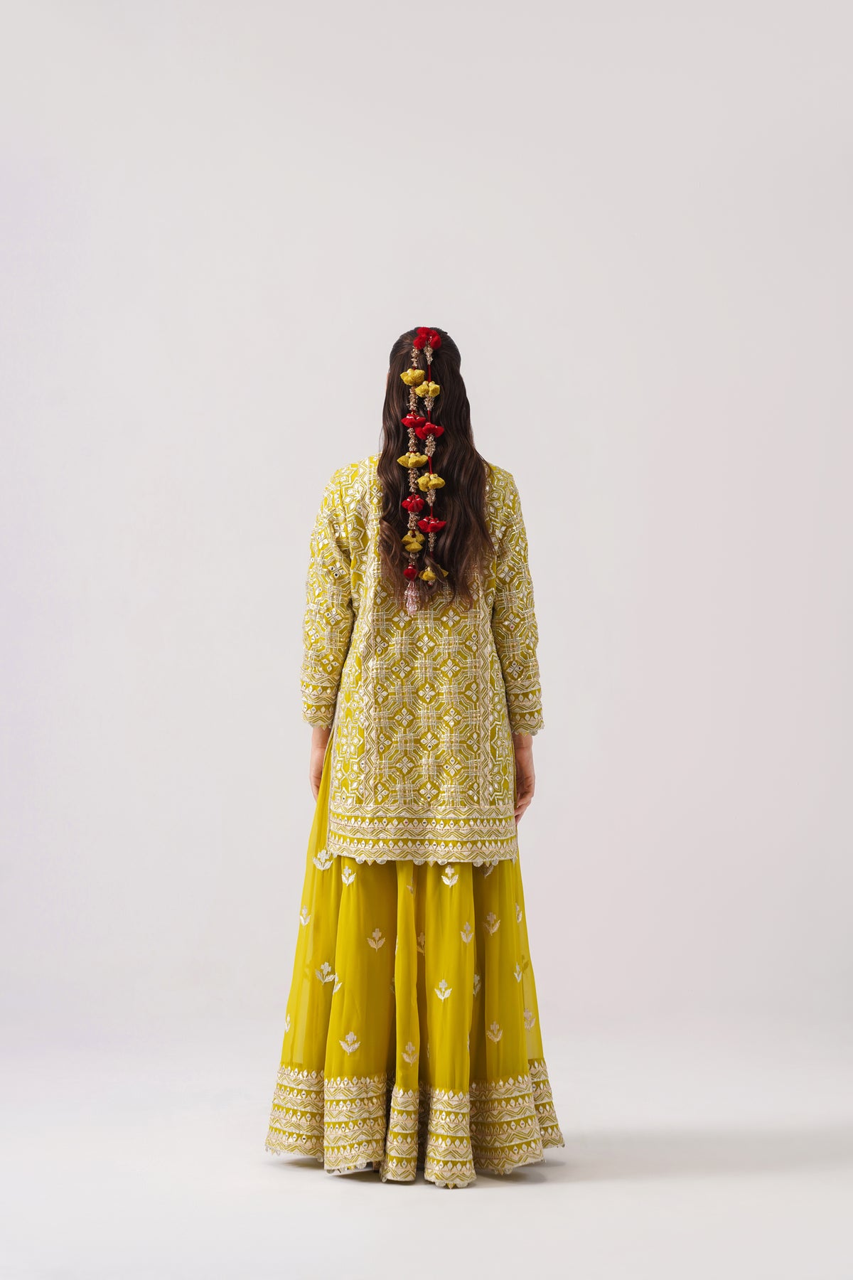 Roshini - Short Kurta Sharara Set