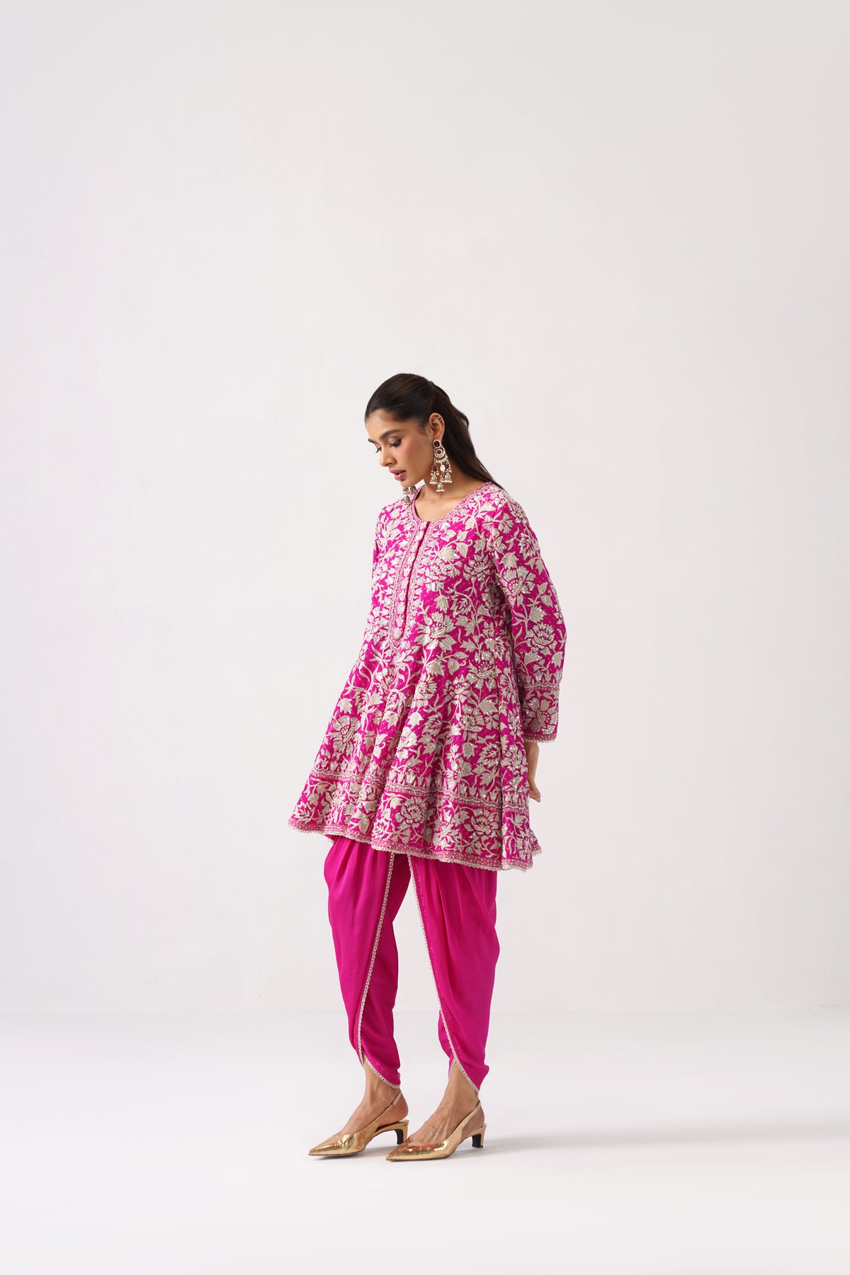 Nazrana 2.0 - Short Kalidar Set