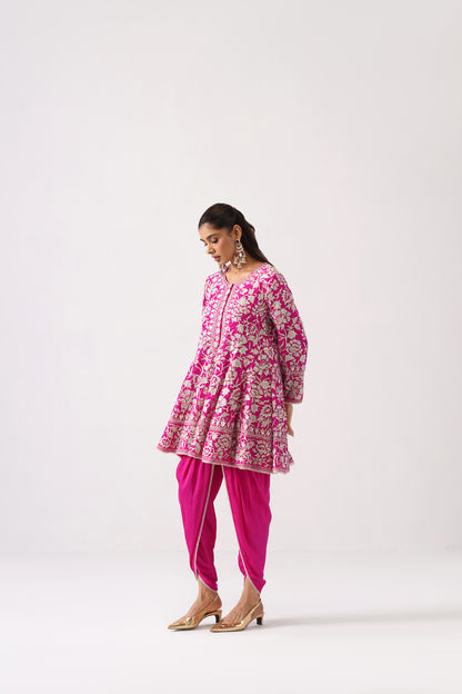 Nazrana 2.0 - Short Kalidar Set