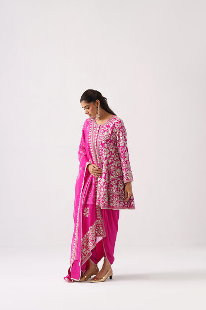 Nazrana 2.0 - Short Kalidar Set
