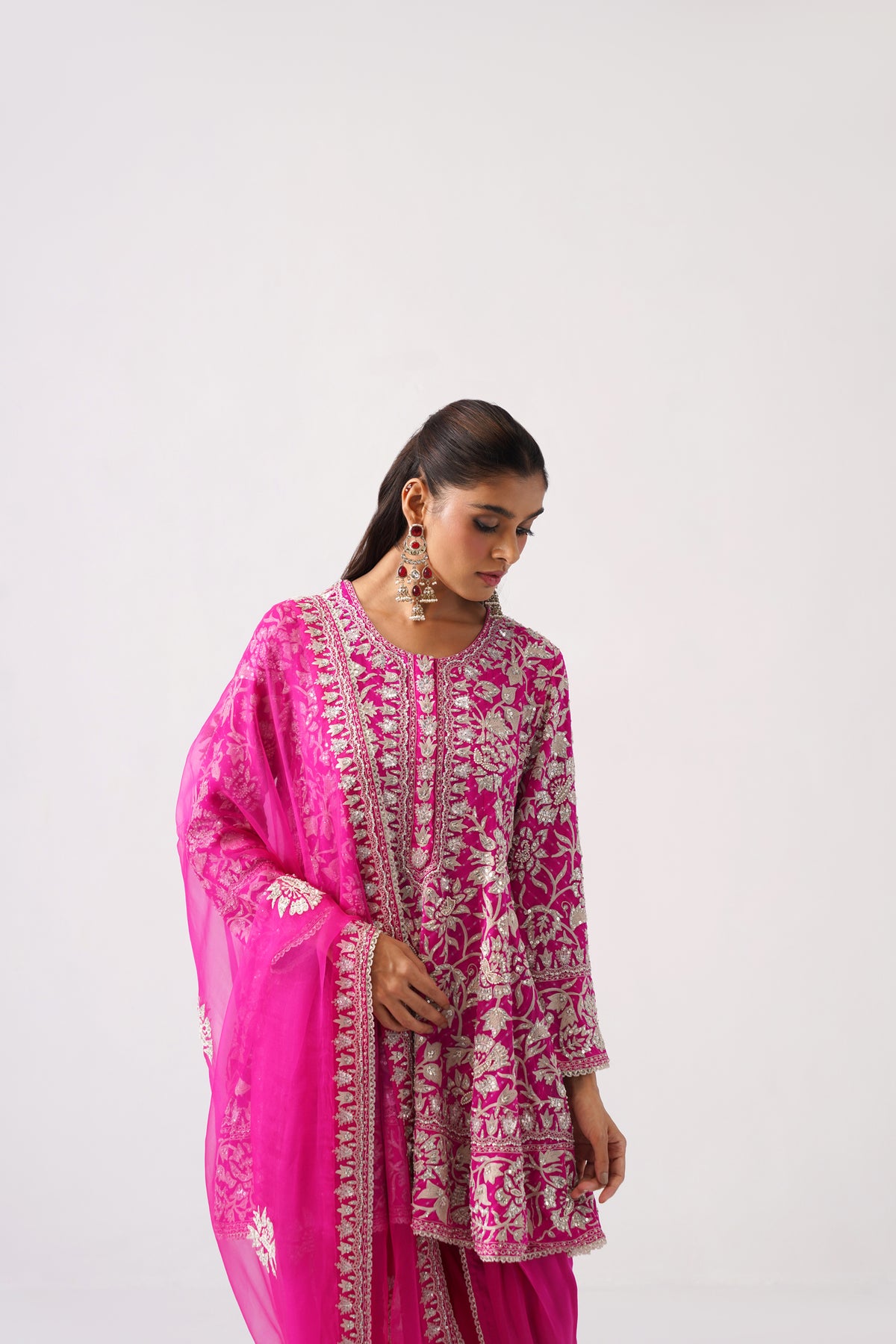 Nazrana 2.0 - Short Kalidar Set