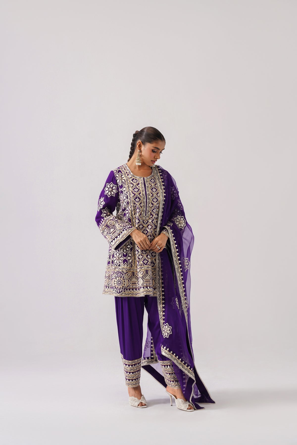 Roshini - Short A-Line Kurta Set