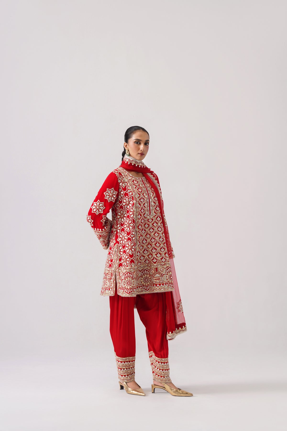 Roshini - Short A-Line Kurta Set