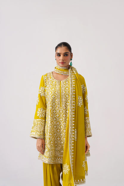 Roshini - Short A-Line Kurta Set