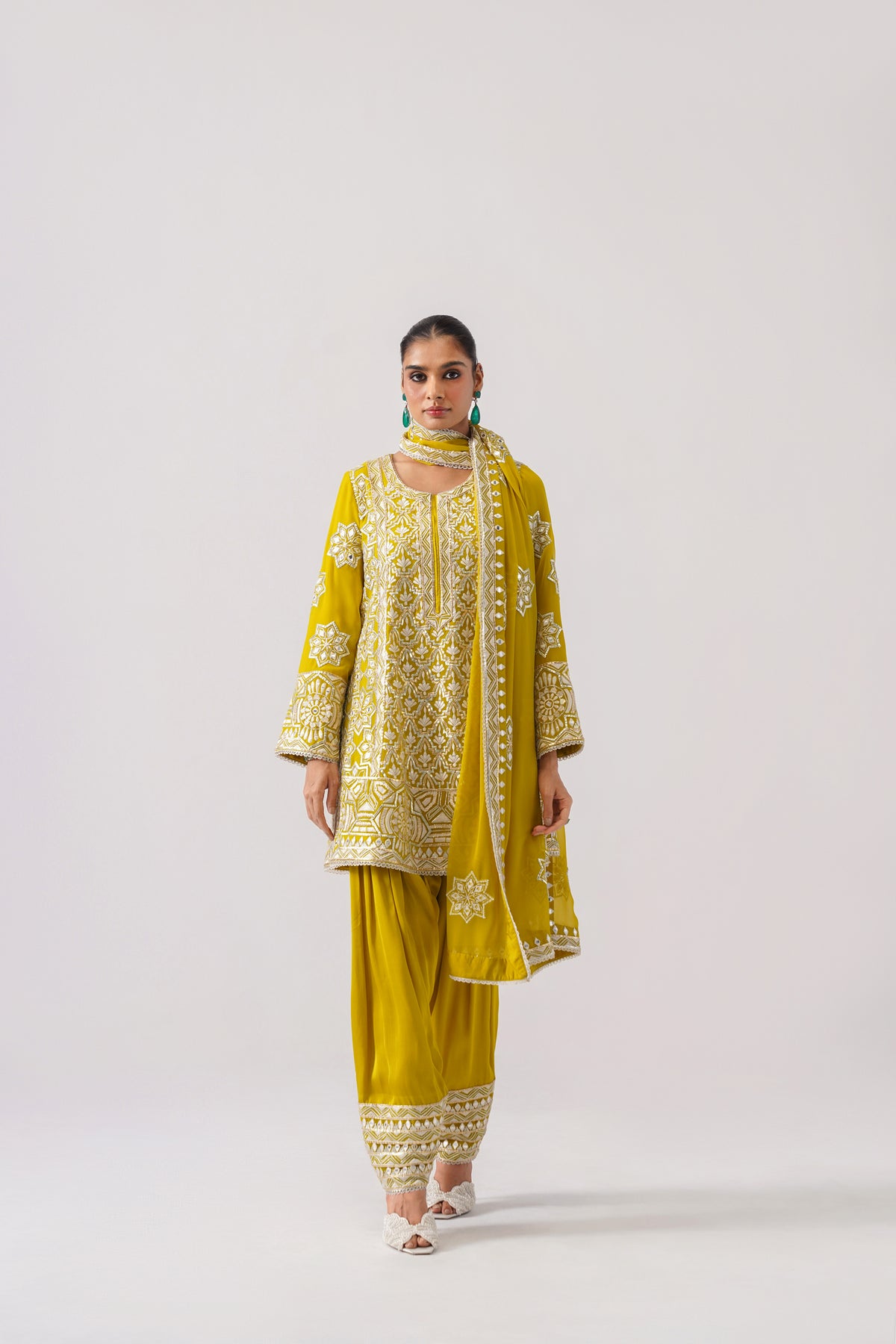 Roshini - Short A-Line Kurta Set