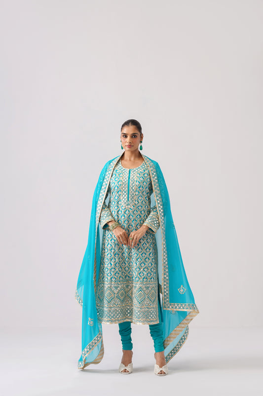 Roshini - Long Kurta Set