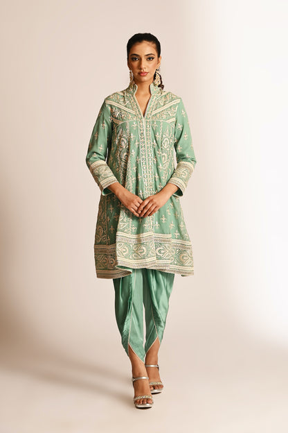 Amyra - Baby Doll with Tulip Pants - Green
