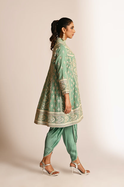 Amyra - Baby Doll with Tulip Pants - Green