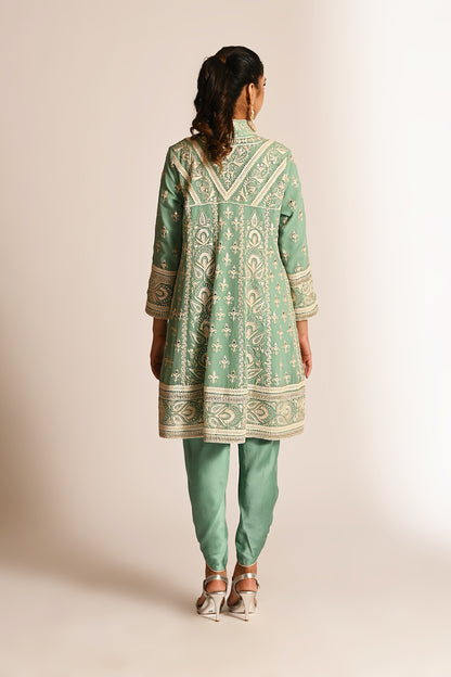 Amyra - Baby Doll with Tulip Pants - Green