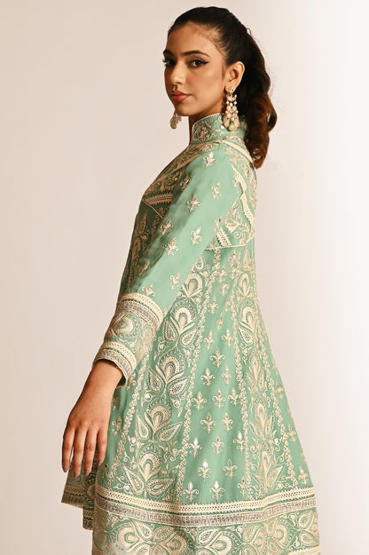Amyra - Baby Doll with Tulip Pants - Green
