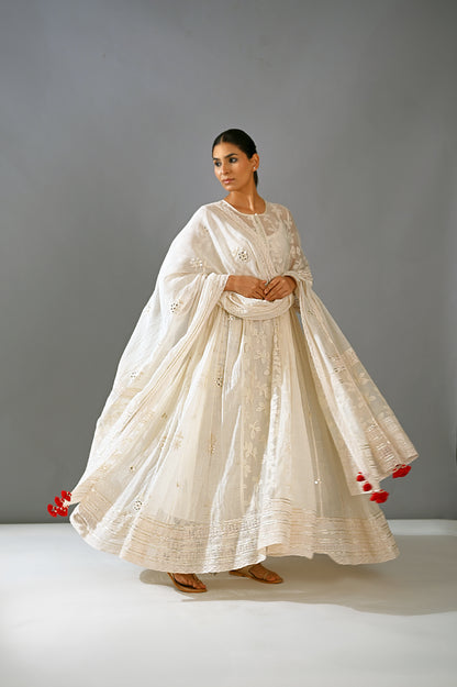 Chandni - Side Geather Kalidar Set