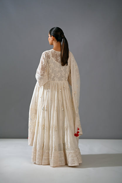 Chandni - Side Geather Kalidar Set