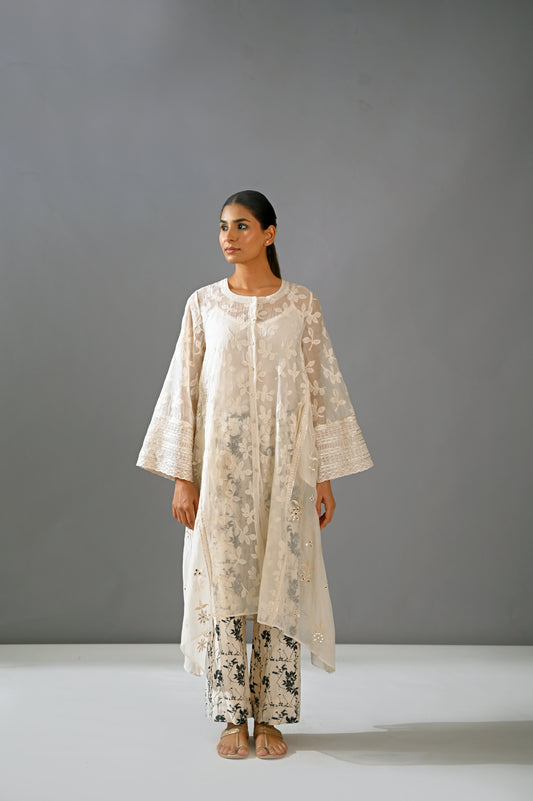 Chandni - Front Open Kurta Set